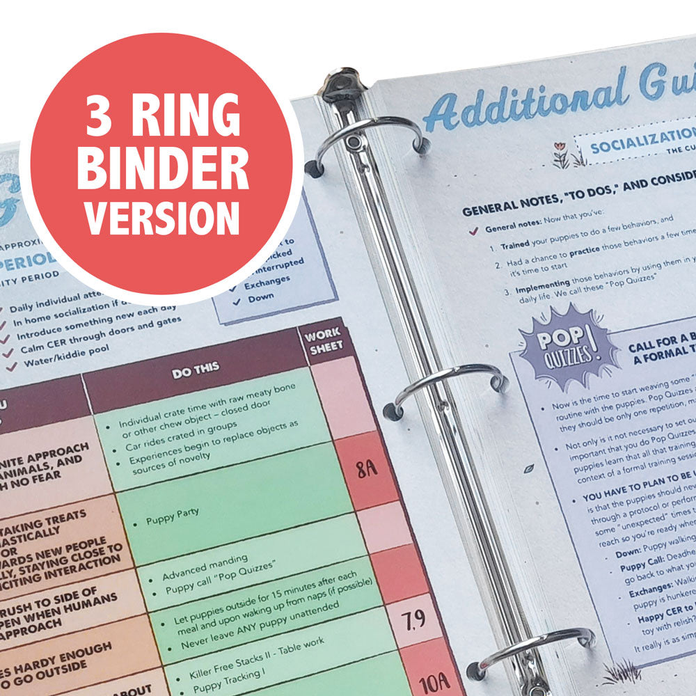 Puppy Culture Workbook - For Breeders