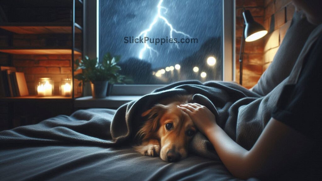 Stop My Dog from Being Afraid of Thunderstorms