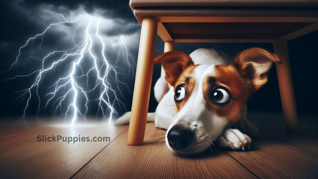 Stop My Dog from Being Afraid of Thunderstorms