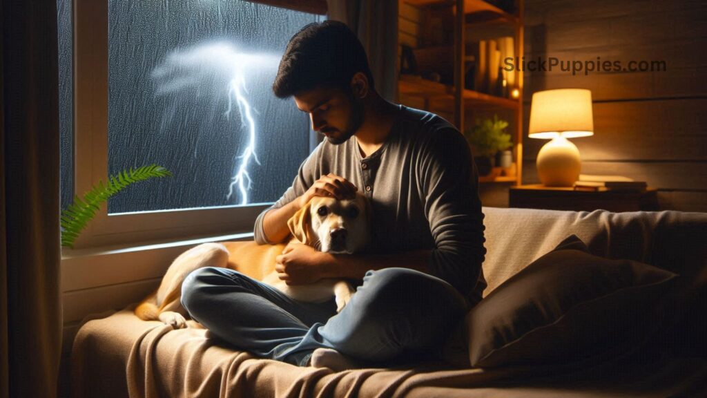 Stop My Dog from Being Afraid of Thunderstorms