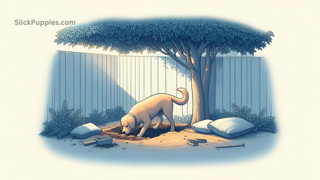 Stop a Dog from Digging in the Yard